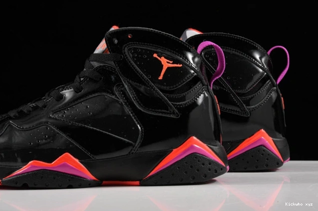 Retro Jordan Black Patent 313358-006 7 Air 0730